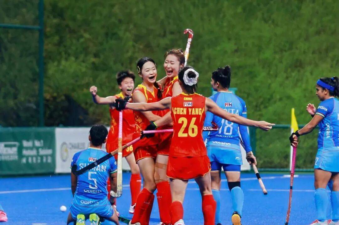 中國隊4-1擊敗印度隊 時隔16年再奪亞洲杯冠軍